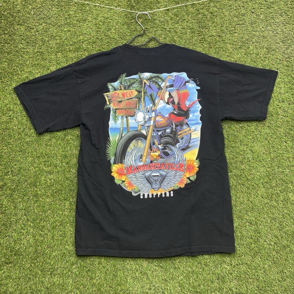 Vintage 2008 Margaritaville Choppers Shirt Mens Large Bar Rags Key West